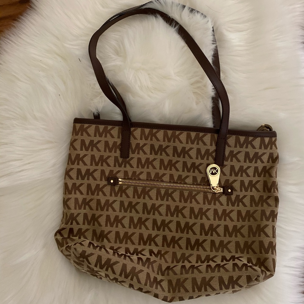 Michael Kors Brown Monogram Tote